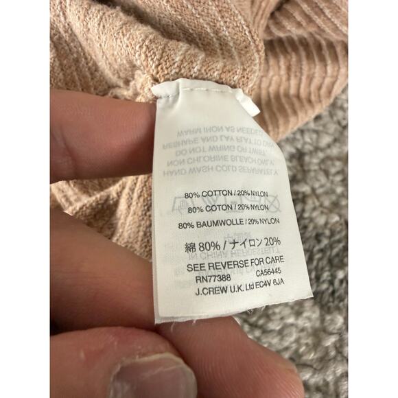 Madewell Size XXS Open Front Cardigan Sweater Beige Pocket Long Sleeve - Picture 6 of 8